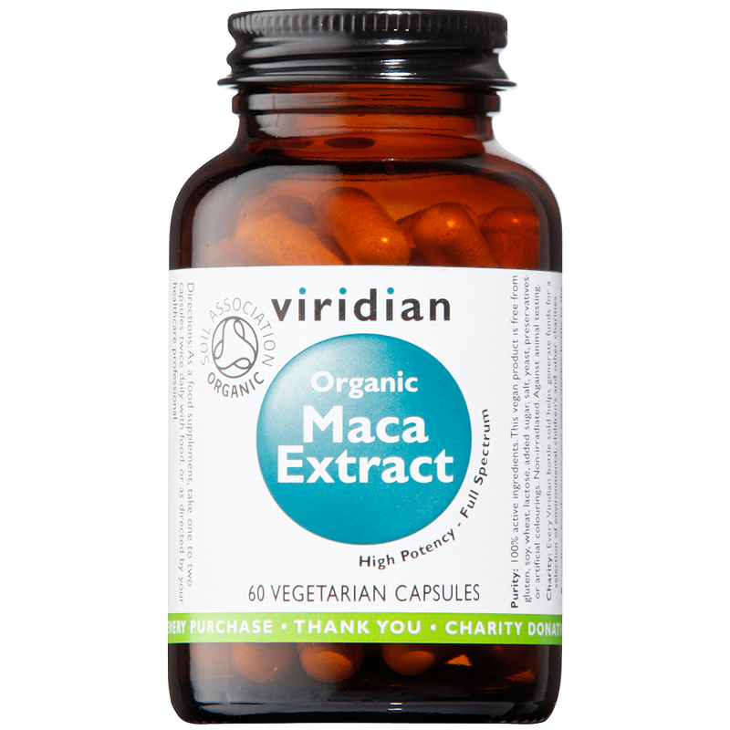 Viridian Organic Maca Extract 60 capsules