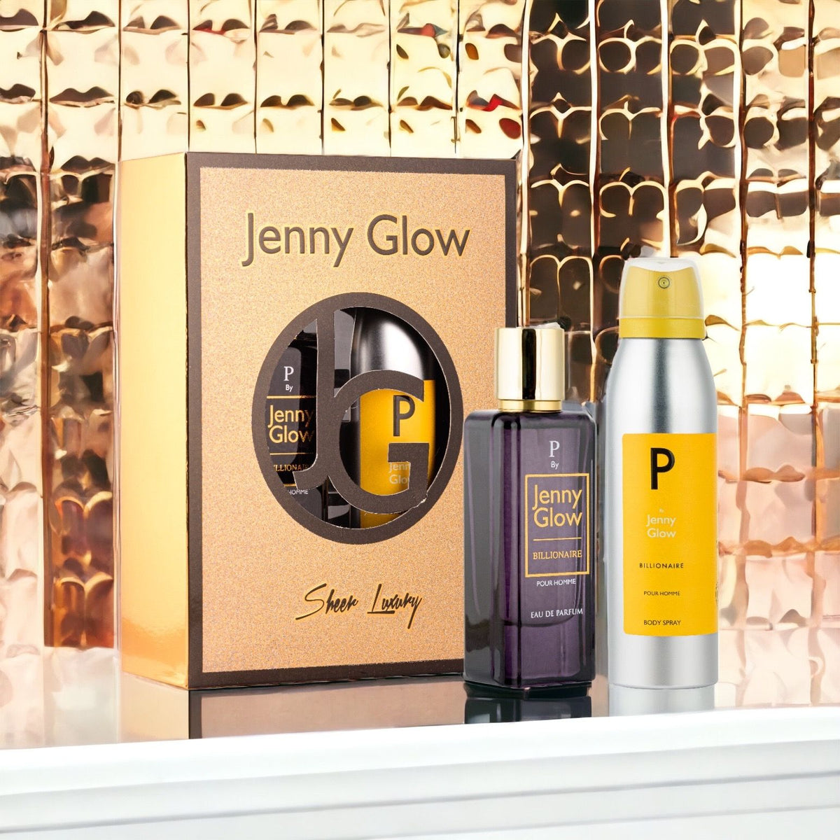 Jenny Glow 2pc Sheer Luxury Billionaire Pour Homme