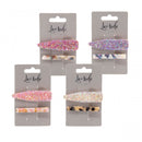 La Moda Crystal And Marble Hair Clips