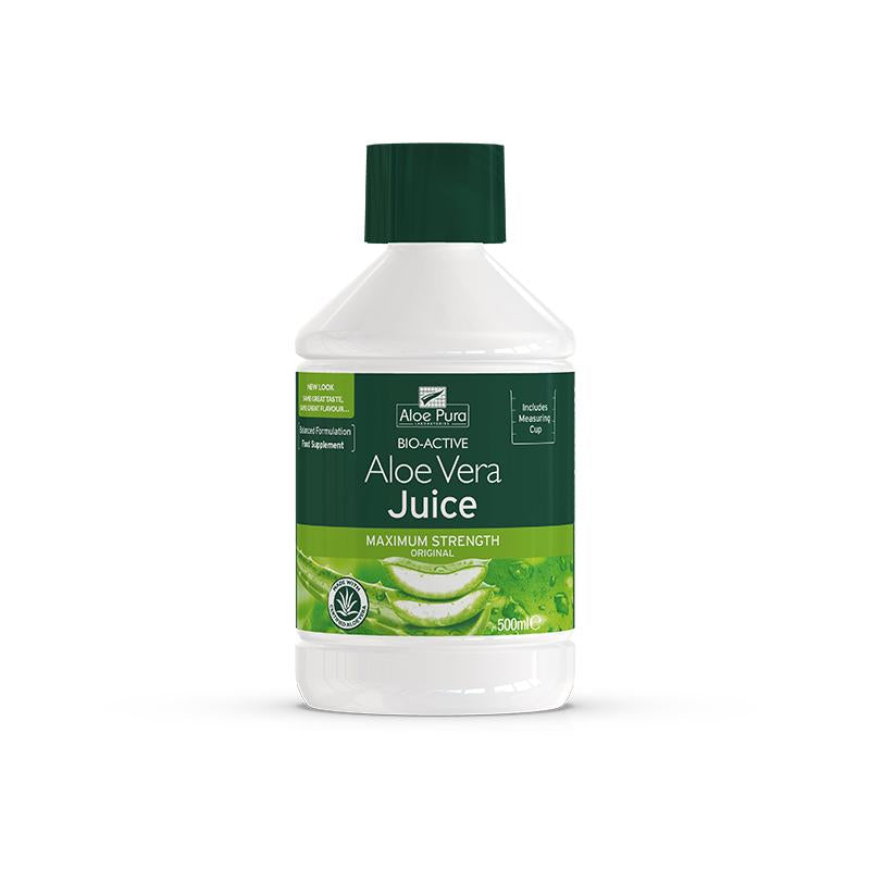 Aloe Pura Bio-Active Aloe Vera Juice Maximum Strength original 500ml