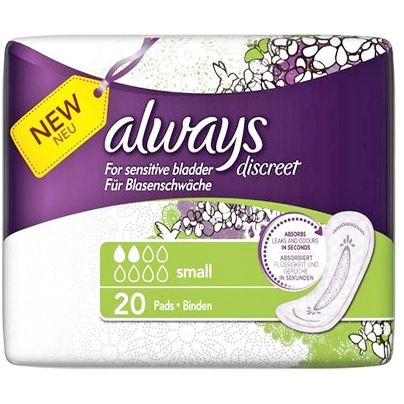 Always discreet small pads 20
