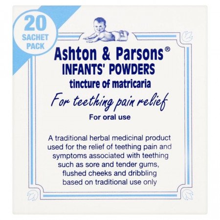 Ashton & Parsons Infants Powder for Teething Pain Relief 20 Sachets