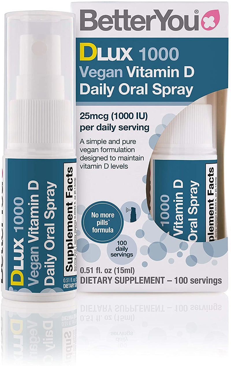Better You Dlux Vegan Vitamin D3 Spary 1000iu 15ml