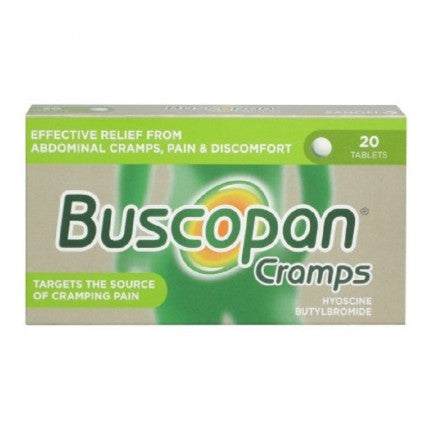 Buscopan cramps tablets 20