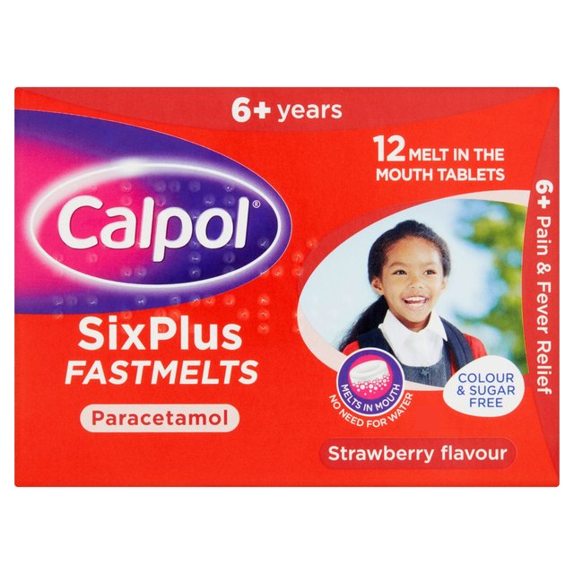 Calpol Sixplus fastmelts strawberry (12)