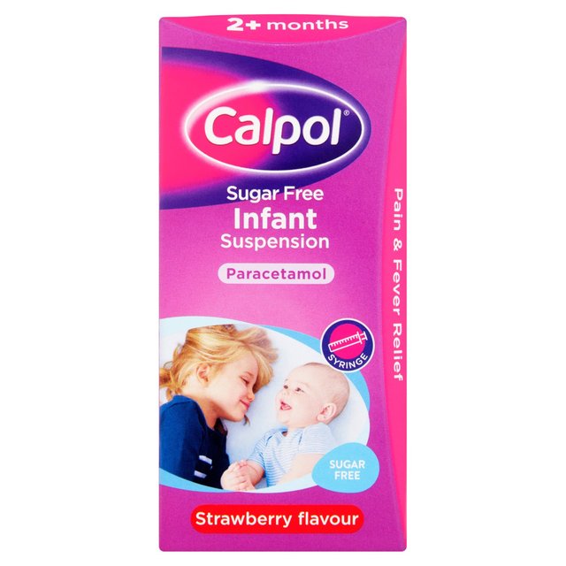 Calpol infant strawberry suspension 100ml