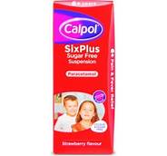 Calpol sixplus suspension strawberry 200ml
