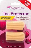 Carnation Footcare Soft Gel Toe Protector. 2 Pack