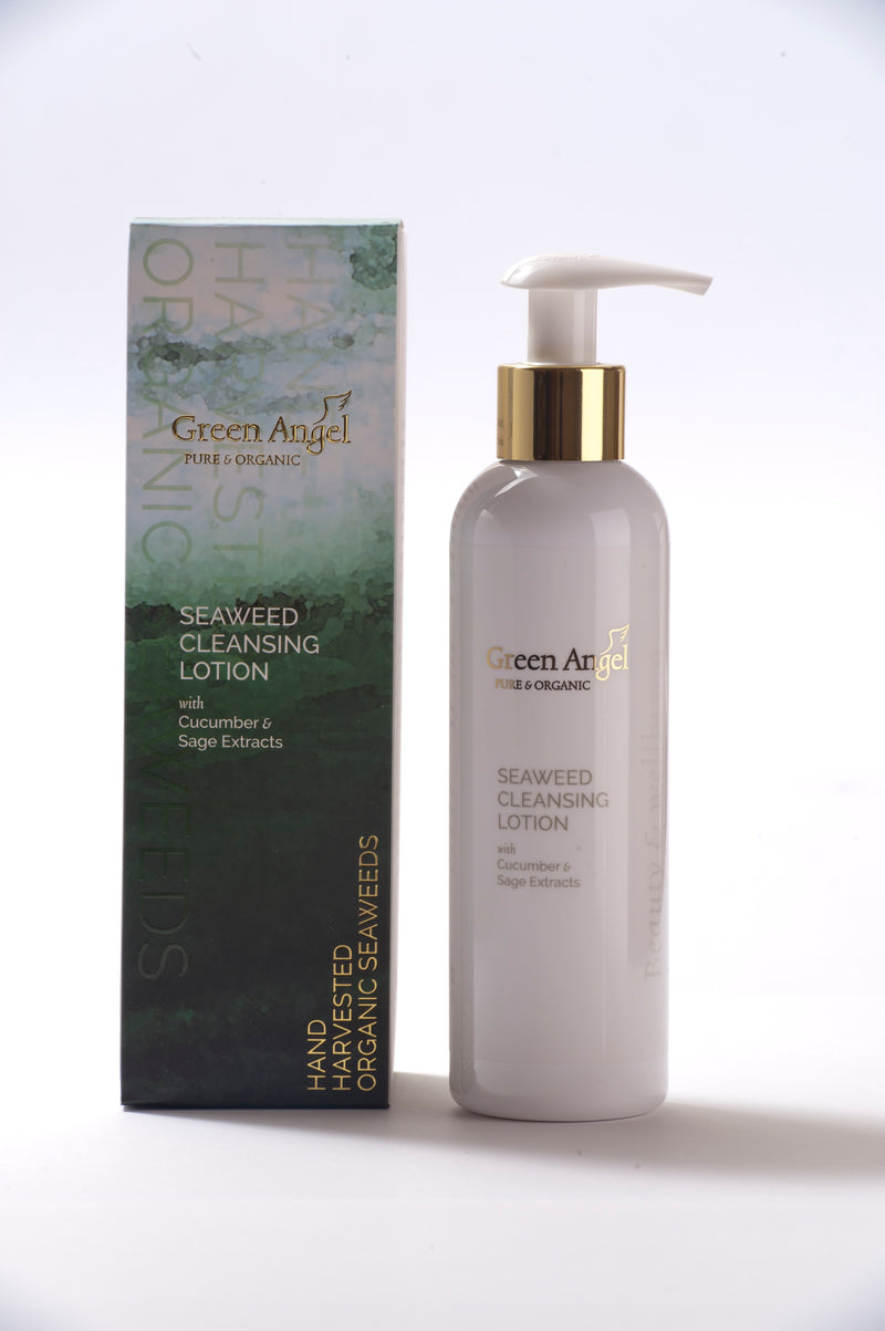 Green Angel Seaweed Cleansing Lotion with cucumber & sage extracts  200ml