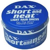 Dax short and neat light hair dress blue 99g