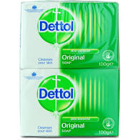 Dettol anti-bacterial soap original 2 x 100g
