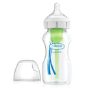 Dr Brown's Options Anti-Colic 270ml Single Bottle with Vent. (Wide Neck 0m+ Teat)