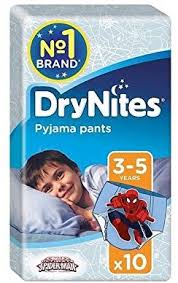 DryNites pyjama pants 3-5 years blue x10