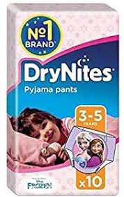 DryNites pyjama pants 3-5 years pink x10
