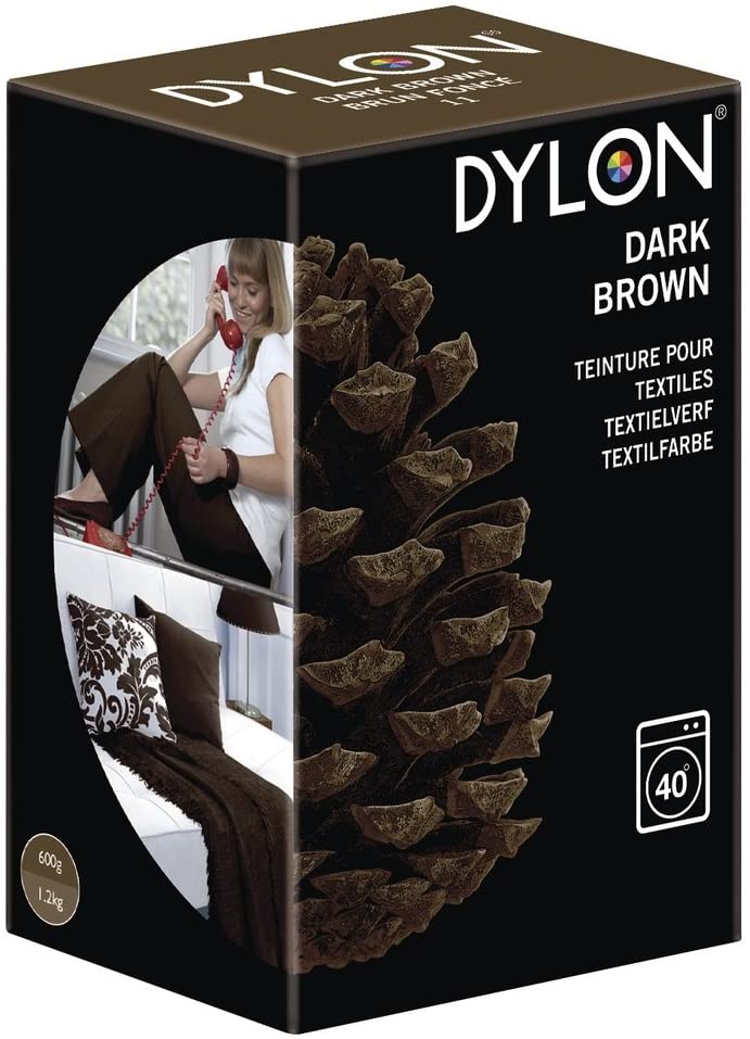 Dylon Dark Brown Fabric Dye 350g