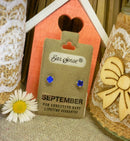 Earsense September birth stone earrings