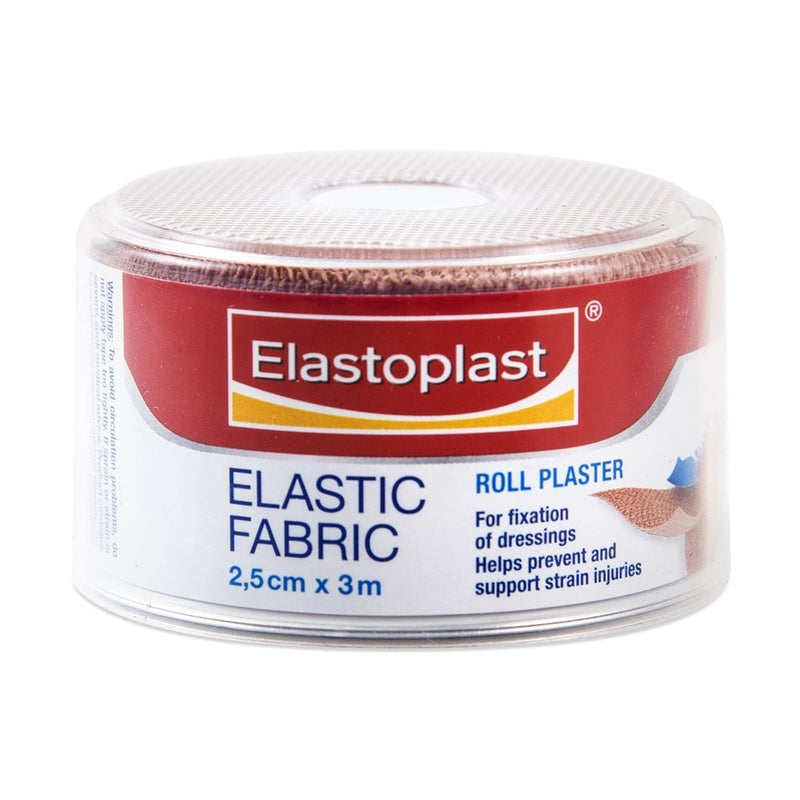 Elastoplast elastic fabric 2.5cmx3m roll plaster