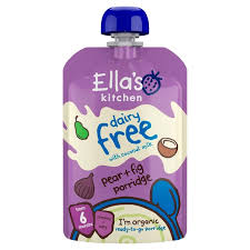 Ellas kitchen dairy free pear and fig porridge 100g