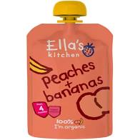 Ellas kitchen peaches and bananas 120g
