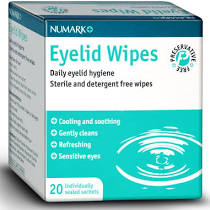 Eyelid wipes 20 sachets