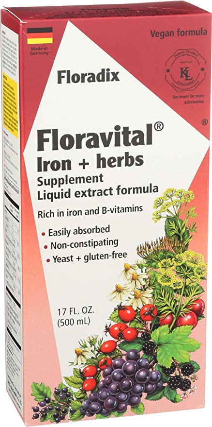 Floradix Floravital Iron and Vitamin Liquid Formula 500ml