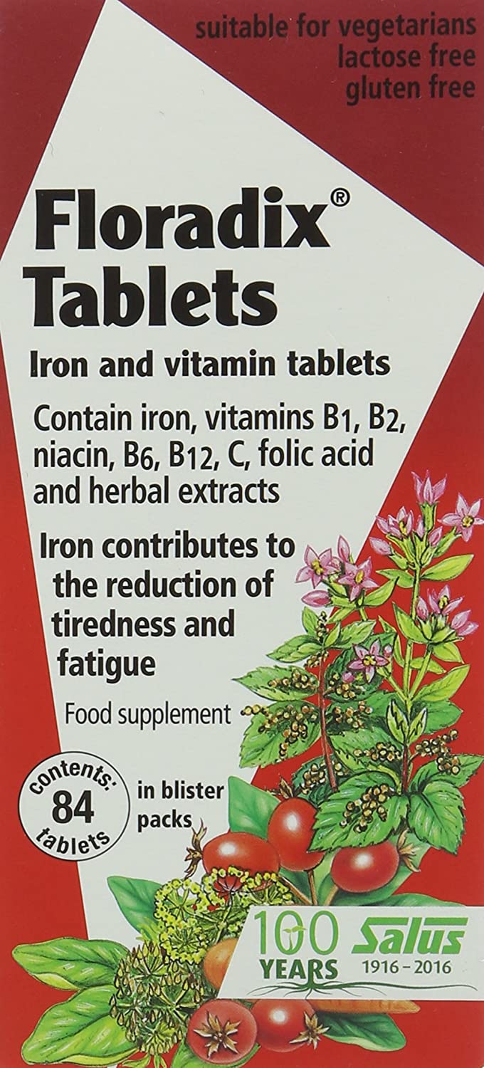 Floradix Iron and vitamin Tablets x84