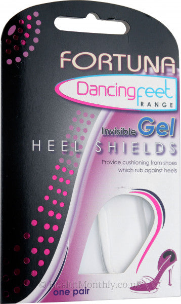 Fortuna Dancing Feet Invisible Gel Heel Shields one pair