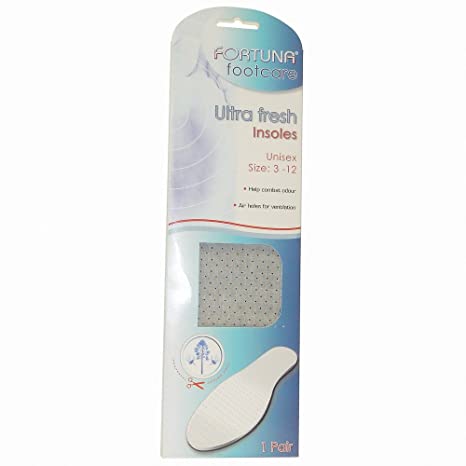 Fortuna Footcare Ultra Fresh Insoles Unisex Size 3-12