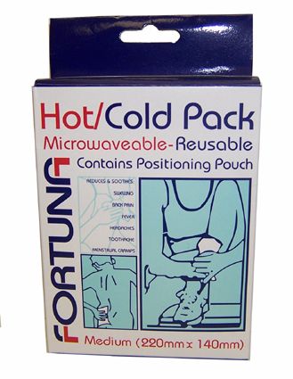 Fortuna Hot-Cold Pack Microwaveable & Reusable. Medium ( 220mm x 140mm)