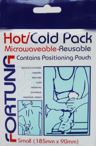 Fortuna Hot-Cold Pack Microwaveable & Reusable. Small (185mm x 90mm)