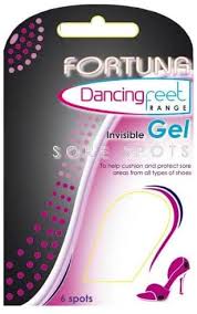 Fortuna Dancing feet invisible gel sore spots x4