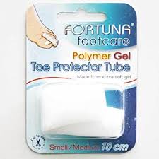 Fortuna footcare Polymer gel Toe protector tube small/medium