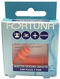 Fortuna injected silicone ear plugs Adult 1 Pair