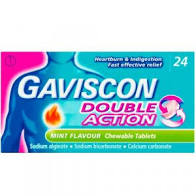 Gaviscon Double Action Chewable Tablets Mint Flavour x24 tablets