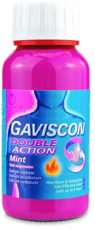 Gaviscon double action mint oral suspension 150ml