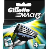 Gillette mach 3 blades 4 pack