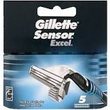 Gillette sensor excel blades 5 pack