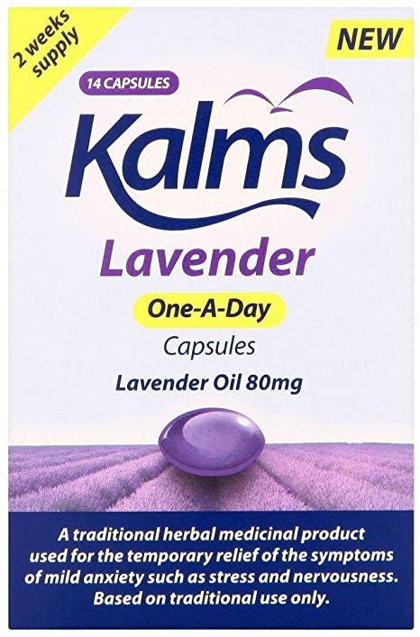 Kalms One a Day 80mg Lavender Oil Capsulesx 14