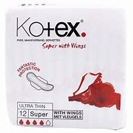 Kotex ultra thin super pads  x12
