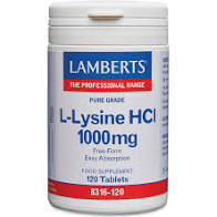 Lamberts L- Lysine 1000mg