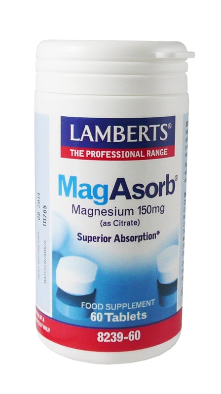 Lamberts MagAsorb 150mg Magnesium Citrate 60 Tablets