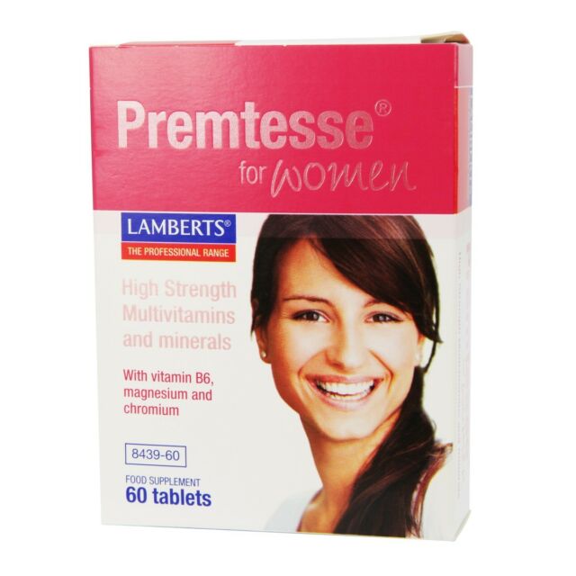 Lamberts Premtesse Multivitamin and Minerals for Women 60 Tablets
