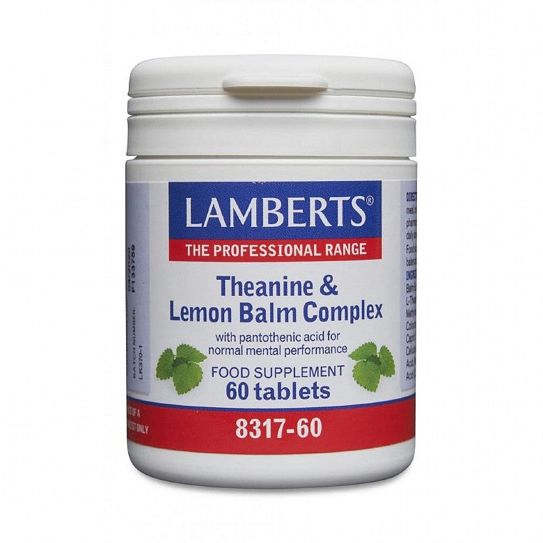 Lamberts Theanine & Lemon Balm Complex 60 Tablets