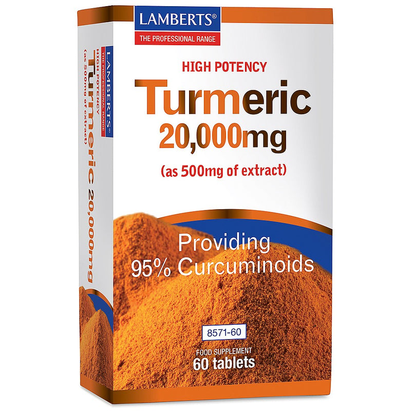 Lamberts Turmeric Extract High Potency 20000mg 60 Tablets