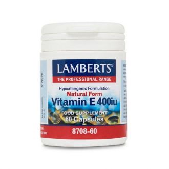 Lamberts Vitamin E 400iu 60 Capsules