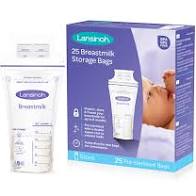 Lansinoh Breastmilk Storage Bags 25 pre-sterilised bags