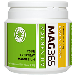 Mag365 Magnesium Supplement Exotic Lemon 150g
