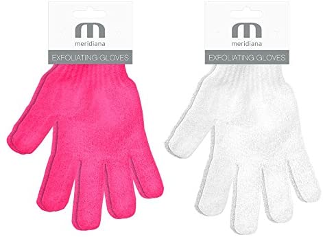 Meridiana exfoliating gloves x 1 pair