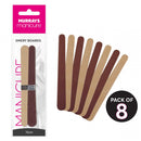 Murrays emery boards 11cm 8 pack