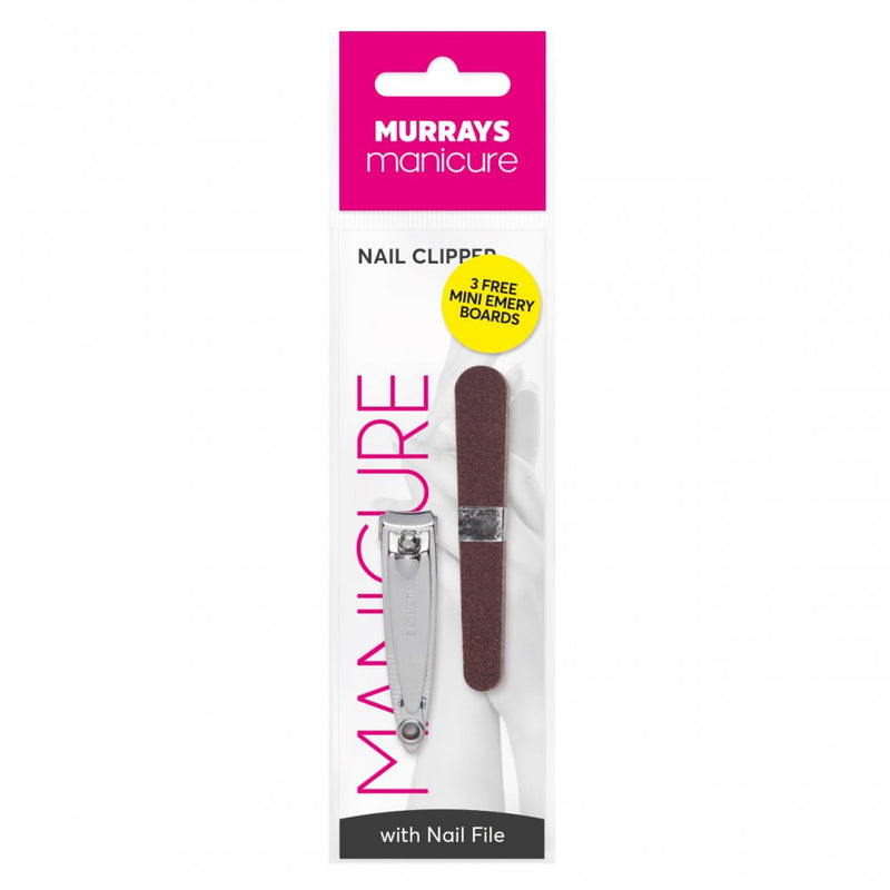 Murrays manicure nail clipper and emery boards